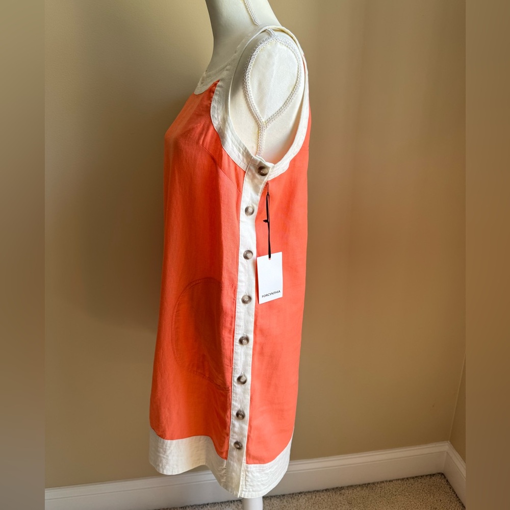 NWT Linen Blend Dress by For Cynthia - Picture 3 of 6